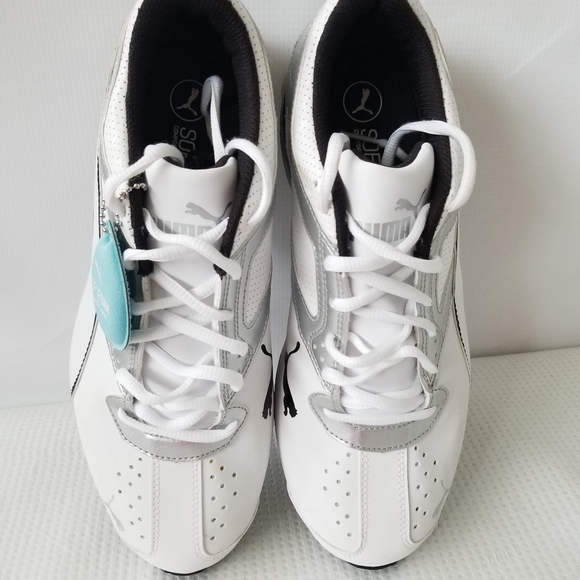 puma synthetic leather shoes